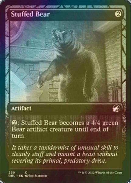 画像1: [FOIL] 熊の剥製/Stuffed Bear 【英語版】 [DBL-灰C] (1)