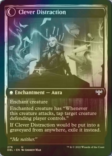 画像2: [FOIL] 撹乱する霊/Distracting Geist 【英語版】 [DBL-白U] (2)