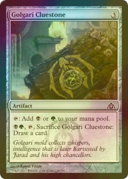 画像1: [FOIL] ゴルガリの導き石/Golgari Cluestone 【英語版】 [DGM-灰C] (1)