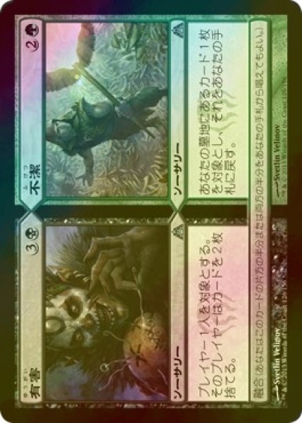 画像1: [FOIL] 有害 + 不潔/Down + Dirty 【日本語版】 [DGM-金U] (1)