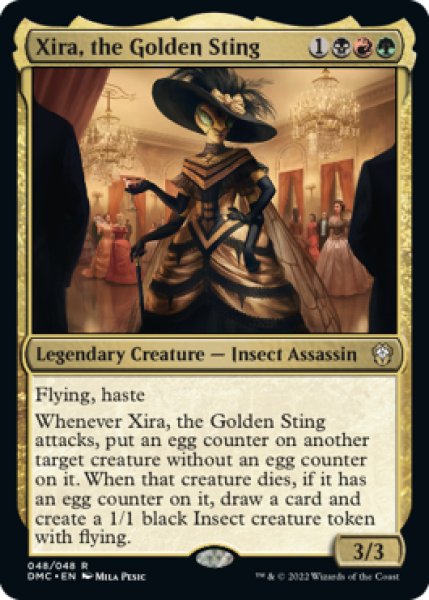 画像1: 黄金の一刺し、ジラ/Xira, the Golden Sting 【英語版】 [DMC-金R] (1)