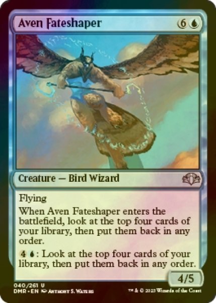 画像1: [FOIL] 運命をかたどるエイヴン/Aven Fateshaper 【英語版】 [DMR-青U] (1)