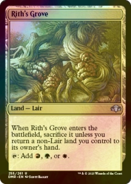 画像1: [FOIL] リースの木立ち/Rith's Grove 【英語版】 [DMR-土地U] (1)