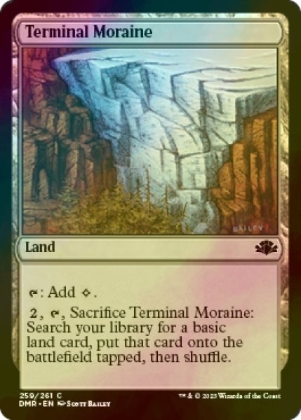 画像1: [FOIL] 堆石堤/Terminal Moraine 【英語版】 [DMR-土地C] (1)