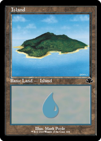 画像1: 島/Island No.404 (旧枠) 【英語版】 [DMR-土地C] (1)