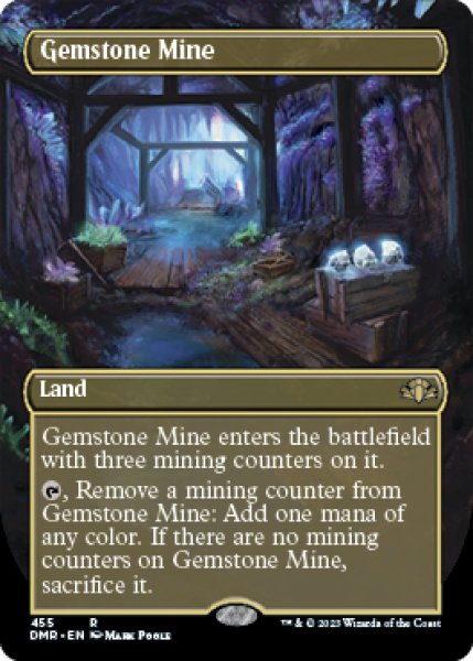 画像1: 宝石鉱山/Gemstone Mine (全面アート版) 【英語版】 [DMR-土地R] (1)