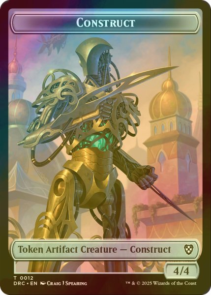 画像2: [FOIL] ゴーレム/GOLEM No.013 & 構築物/CONSTRUCT 【英語版】 [DRC-トークン] (2)