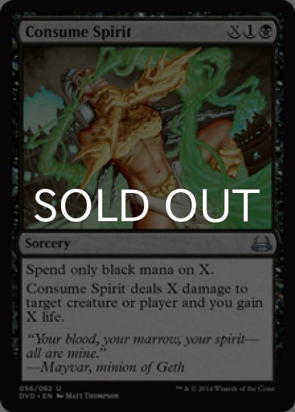 画像1: 魂の消耗/Consume Spirit 【英語版】 [DVD-黒U] (1)