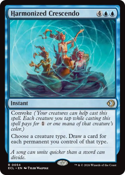 画像1: 調和した大合唱/Harmonized Crescendo 【英語版】 [ECL-青R] (1)