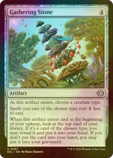 画像1: [FOIL] 集合石/Gathering Stone 【英語版】 [ECL-灰U] (1)