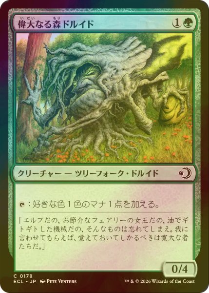 画像1: [FOIL] 偉大なる森ドルイド/Great Forest Druid 【日本語版】 [ECL-緑C] (1)
