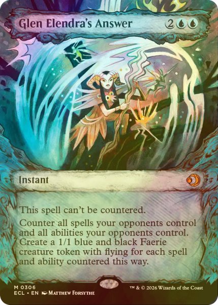画像1: [FOIL] エレンドラ谷の応答/Glen Elendra's Answer (ショーケース版) 【英語版】 [ECL-青MR] (1)