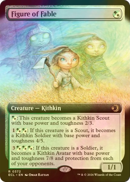 画像1: [FOIL] 寓話の大立者/Figure of Fable (拡張アート版) 【英語版】 [ECL-金R] (1)