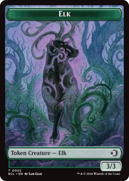 画像1: 大鹿/ELK & シャドウムーアの末裔、オーコ/OKO, SHADOWMOOR SCION 【英語版】 [ECL-トークン] (1)