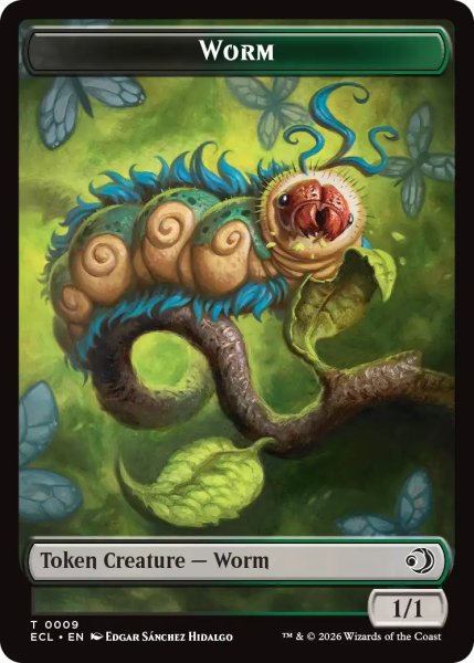 画像2: マーフォーク/MERFOLK & 蟲/WORM 【英語版】 [ECL-トークン] (2)