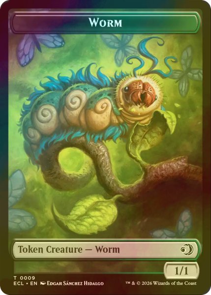 画像2: [FOIL] マーフォーク/MERFOLK & 蟲/WORM 【英語版】 [ECL-トークン] (2)
