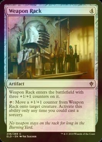 画像1: [FOIL] 武器置き台/Weapon Rack 【英語版】 [ELD-灰C] (1)