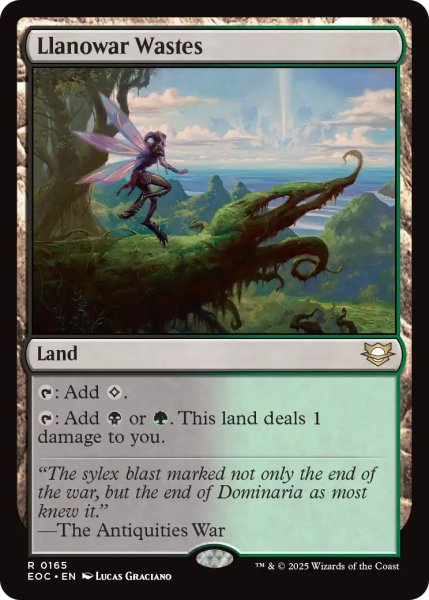 画像1: ラノワールの荒原/Llanowar Wastes 【英語版】 [EOC-土地R] (1)
