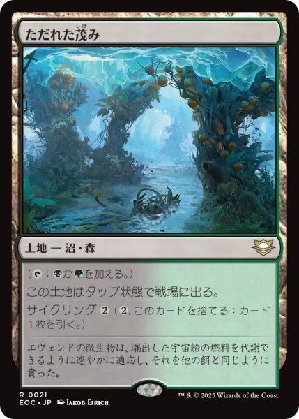 画像1: ただれた茂み/Festering Thicket 【日本語版】 [EOC-土地R] (1)