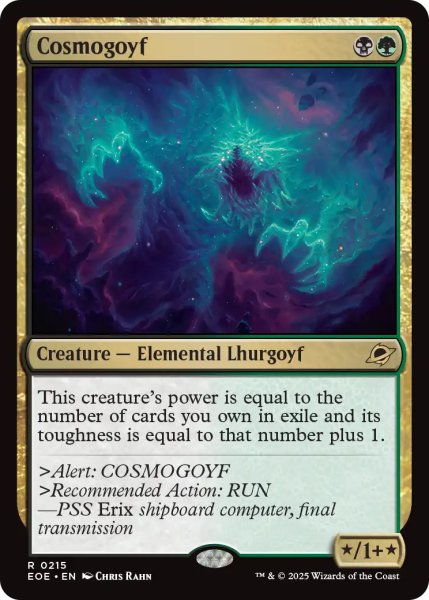画像1: コスモゴイフ/Cosmogoyf 【英語版】 [EOE-金R] (1)