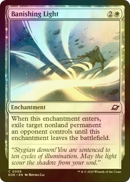 画像1: [FOIL] 払拭の光/Banishing Light 【英語版】 [EOE-白C]*詳細要確認 (1)