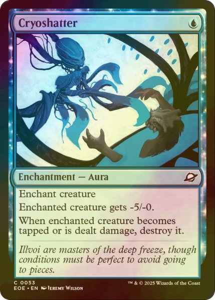 画像1: [FOIL] 氷結粉砕/Cryoshatter 【英語版】 [EOE-青C]*詳細要確認 (1)