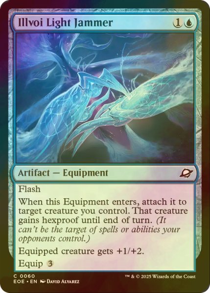 画像1: [FOIL] イルヴォイの光妨害器/Illvoi Light Jammer 【英語版】 [EOE-青C]*詳細要確認 (1)