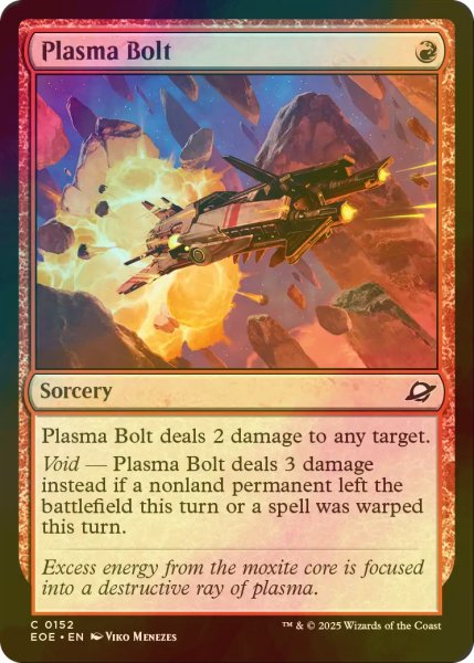 画像1: [FOIL] プラズマボルト/Plasma Bolt 【英語版】 [EOE-赤C]*詳細要確認 (1)