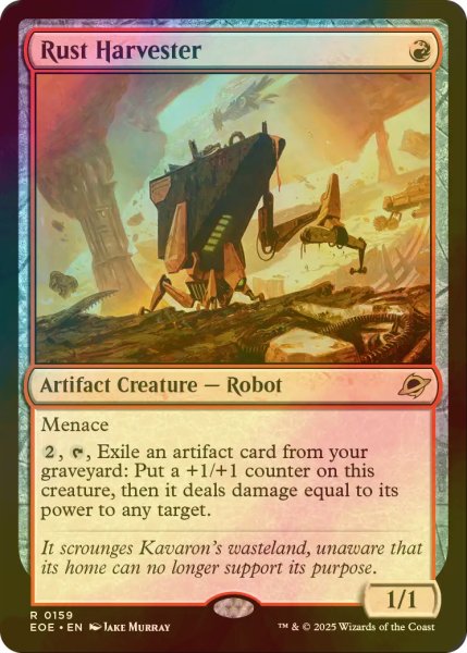 画像1: [FOIL] 錆びついた収穫機/Rust Harvester 【英語版】 [EOE-赤R]*詳細要確認 (1)