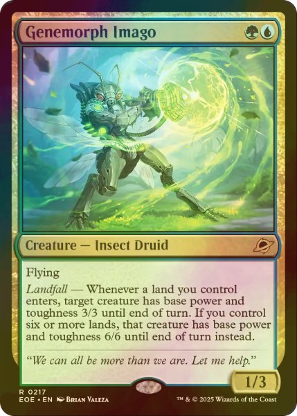 画像1: [FOIL] 遺伝子変異の成虫/Genemorph Imago 【英語版】 [EOE-金R]*詳細要確認 (1)