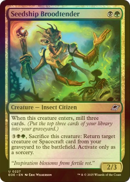 画像1: [FOIL] シードシップの幼生御守り/Seedship Broodtender 【英語版】 [EOE-金U]*詳細要確認 (1)