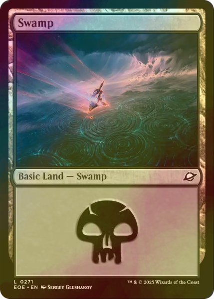 画像1: [FOIL] 沼/Swamp No.271 【英語版】 [EOE-土地C]*詳細要確認 (1)