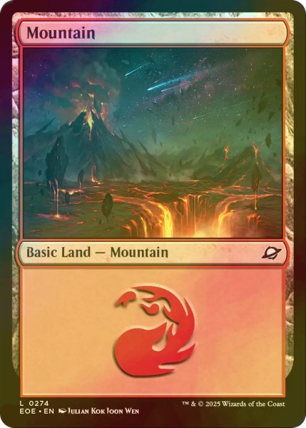 画像1: [FOIL] 山/Mountain No.274 【英語版】 [EOE-土地C]*詳細要確認 (1)