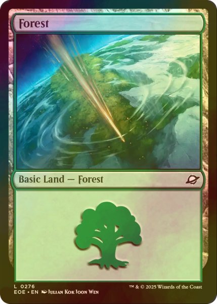 画像1: [FOIL] 森/Forest No.276 【英語版】 [EOE-土地C]*詳細要確認 (1)