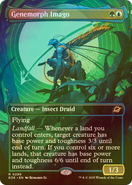 画像1: [FOIL] 遺伝子変異の成虫/Genemorph Imago (全面アート・海外産ブースター版) 【英語版】 [EOE-金R]*詳細要確認 (1)
