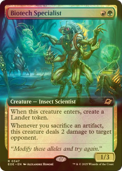 画像1: [FOIL] 生体工学の専門家/Biotech Specialist (拡張アート版) 【英語版】 [EOE-金R]*詳細要確認 (1)