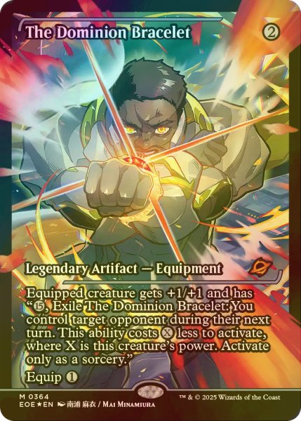 画像1: [FOIL] 統制の腕輪/The Dominion Bracelet No.364 (ジャパン・ショーケース版) 【英語版】 [EOE-灰MR] (1)