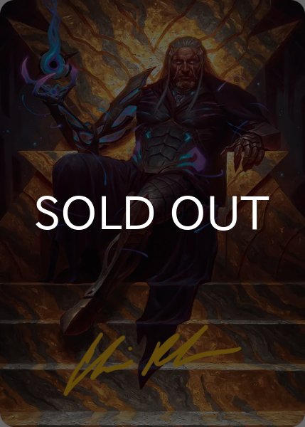 画像1: 冷酷な船長、テゼレット/Tezzeret, Cruel Captain No.001 (箔押し版) 【英語版】 [EOE-アート]*詳細要確認 (1)