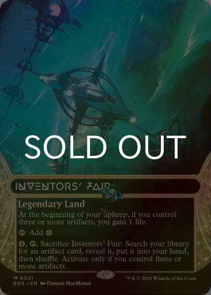 画像1: [FOIL] 発明博覧会/Inventors' Fair No.021 (ショーケース・海外産ブースター版) 【英語版】 [EOS-土地MR]*詳細要確認 (1)