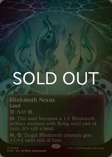 画像1: [FOIL] ちらつき蛾の生息地/Blinkmoth Nexus No.048 (全面アート版) 【英語版】 [EOS-土地R]*詳細要確認 (1)
