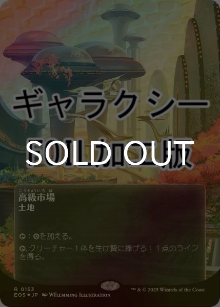 画像1: [FOIL] 高級市場/High Market No.153 (全面アート版・ギャラクシー仕様) 【日本語版】 [EOS-土地R]*詳細要確認 (1)