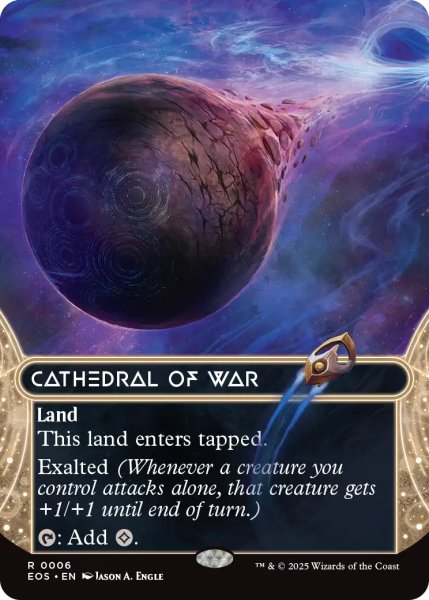 画像1: 戦の大聖堂/Cathedral of War No.006 (ショーケース版) 【英語版】 [EOS-土地R]*詳細要確認 (1)