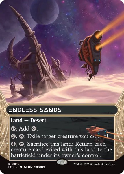画像1: 終わりなき砂漠/Endless Sands No.015 (全面アート版) 【英語版】 [EOS-土地R] (1)
