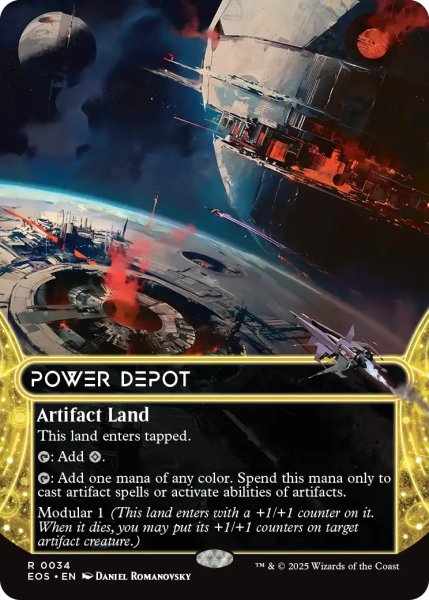画像1: 魔力倉庫/Power Depot No.034 (全面アート版) 【英語版】 [EOS-土地R] (1)