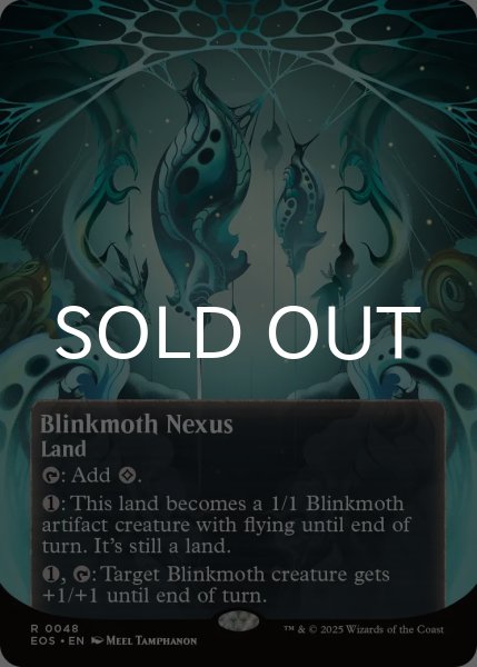 画像1: ちらつき蛾の生息地/Blinkmoth Nexus No.048 (全面アート版) 【英語版】 [EOS-土地R]*詳細要確認 (1)