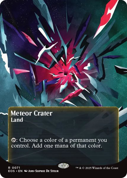 画像1: 隕石のクレーター/Meteor Crater No.071 (全面アート版) 【英語版】 [EOS-土地R] (1)