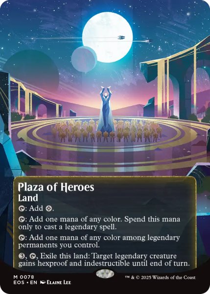 画像1: 英雄の公有地/Plaza of Heroes No.078 (全面アート版) 【英語版】 [EOS-土地MR] (1)