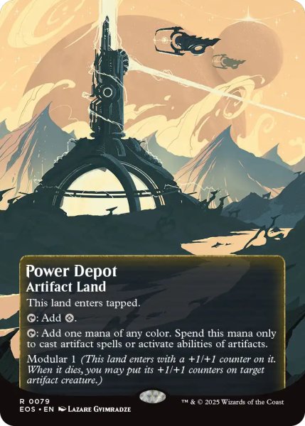 画像1: 魔力倉庫/Power Depot No.079 (全面アート版) 【英語版】 [EOS-土地R] (1)