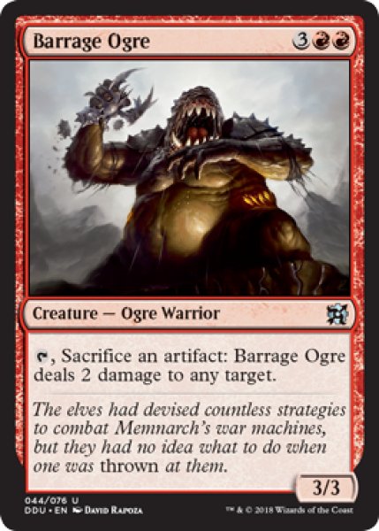 画像1: 連射のオーガ/Barrage Ogre 【英語版】 [EVI-赤U] (1)
