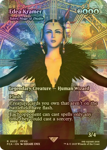 画像1: [FOIL] イデア・クレイマー/Edea Kramer (全面アート版) 【英語版】 [FCA-青R] (1)